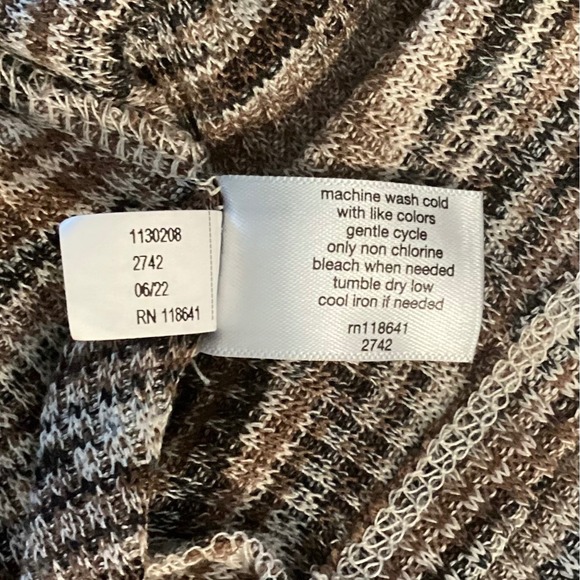 Lane Bryant Dyed Marled Pattern Knit Cutout Long Sleeve Women's Plus Size 18/20 - Picture 10 of 10